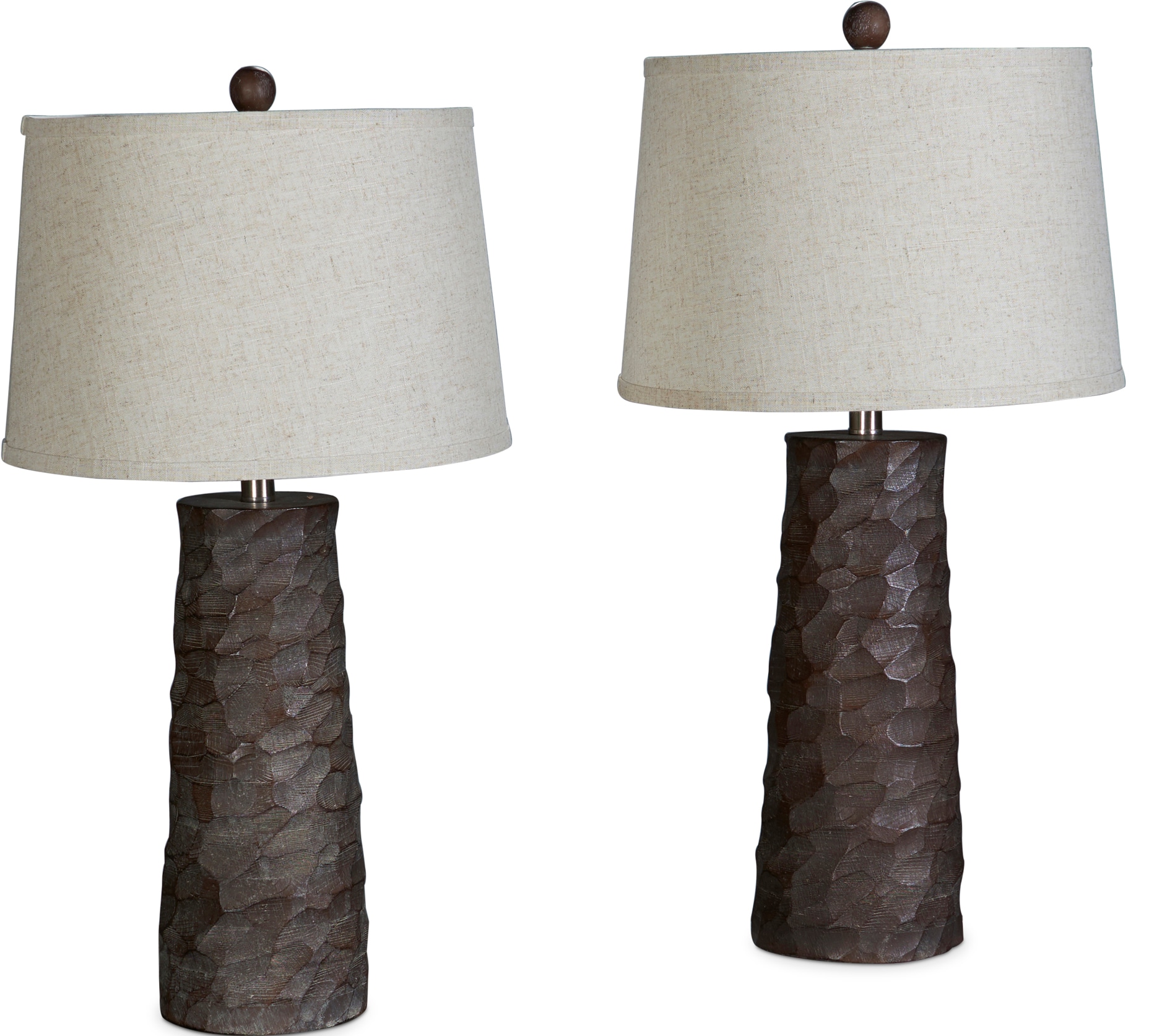 Table Lamps Faux Wood Levin Furniture