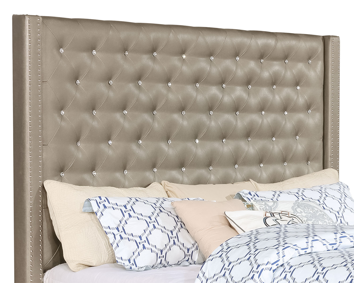 Diva Faux Leather King Bed The Brick