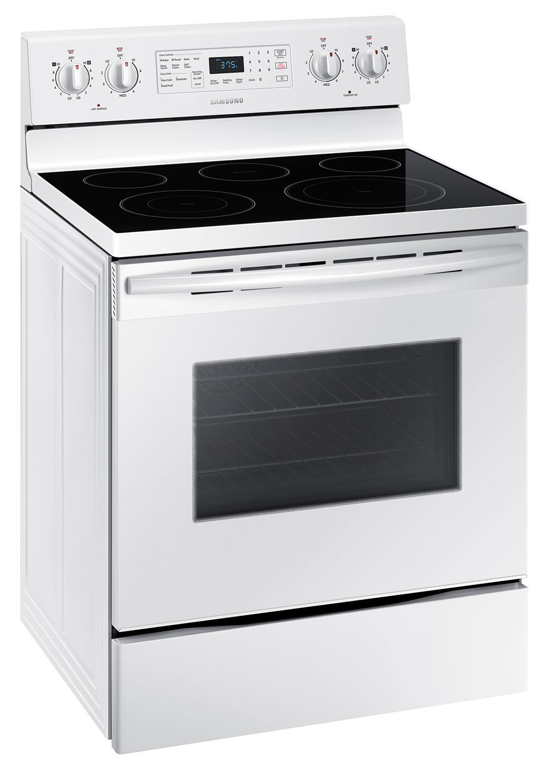 Samsung White Freestanding Electric Convection Range (5.9 Cu. Ft