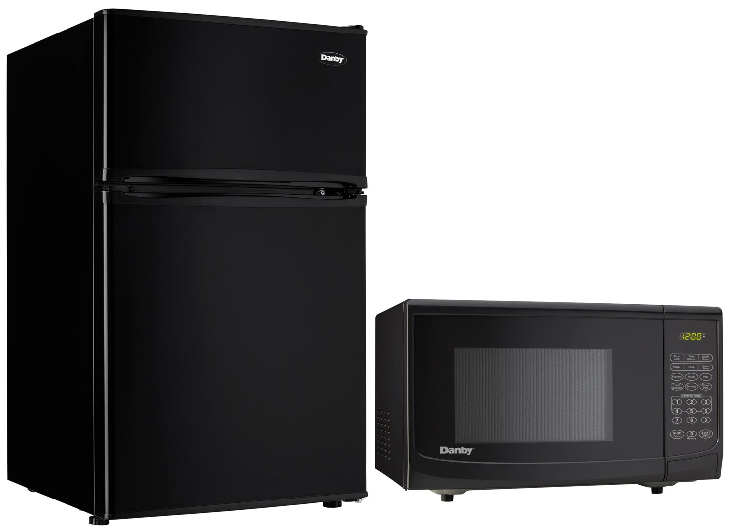 Danby Black Compact Fridge and Microwave Package Leon's