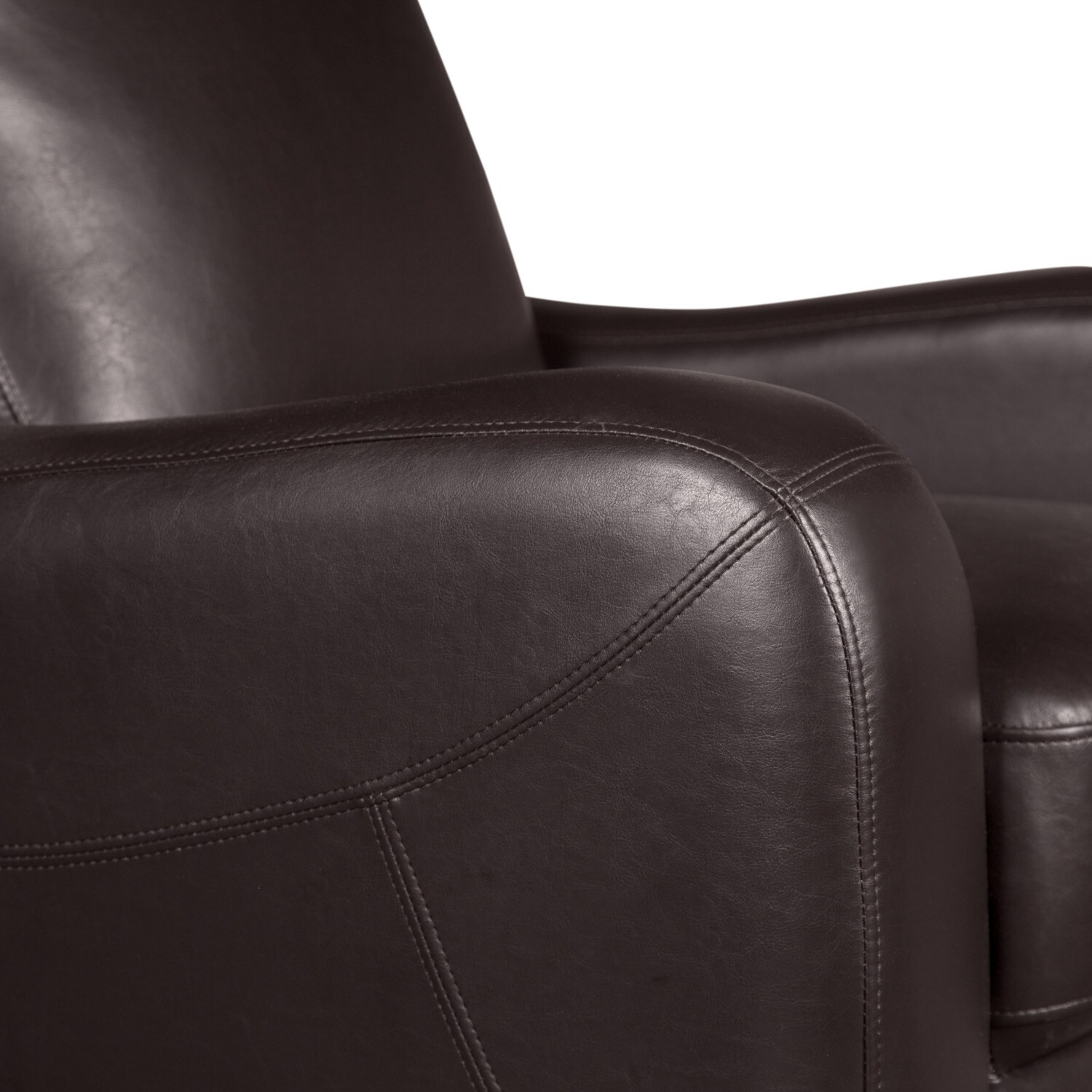 Benson LeatherLook Fabric Sofa Brown The Brick