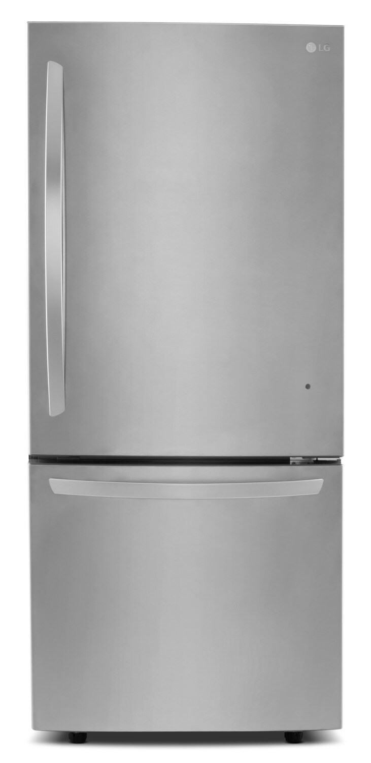 LG 22 Cu. Ft. Energy Star® BottomMount Refrigerator LDNS22220S The