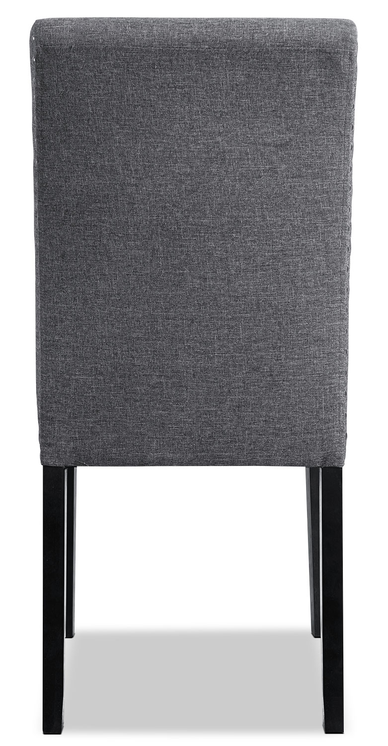 York Studded Dining Chair, Set of 2 â Grey | The Brick