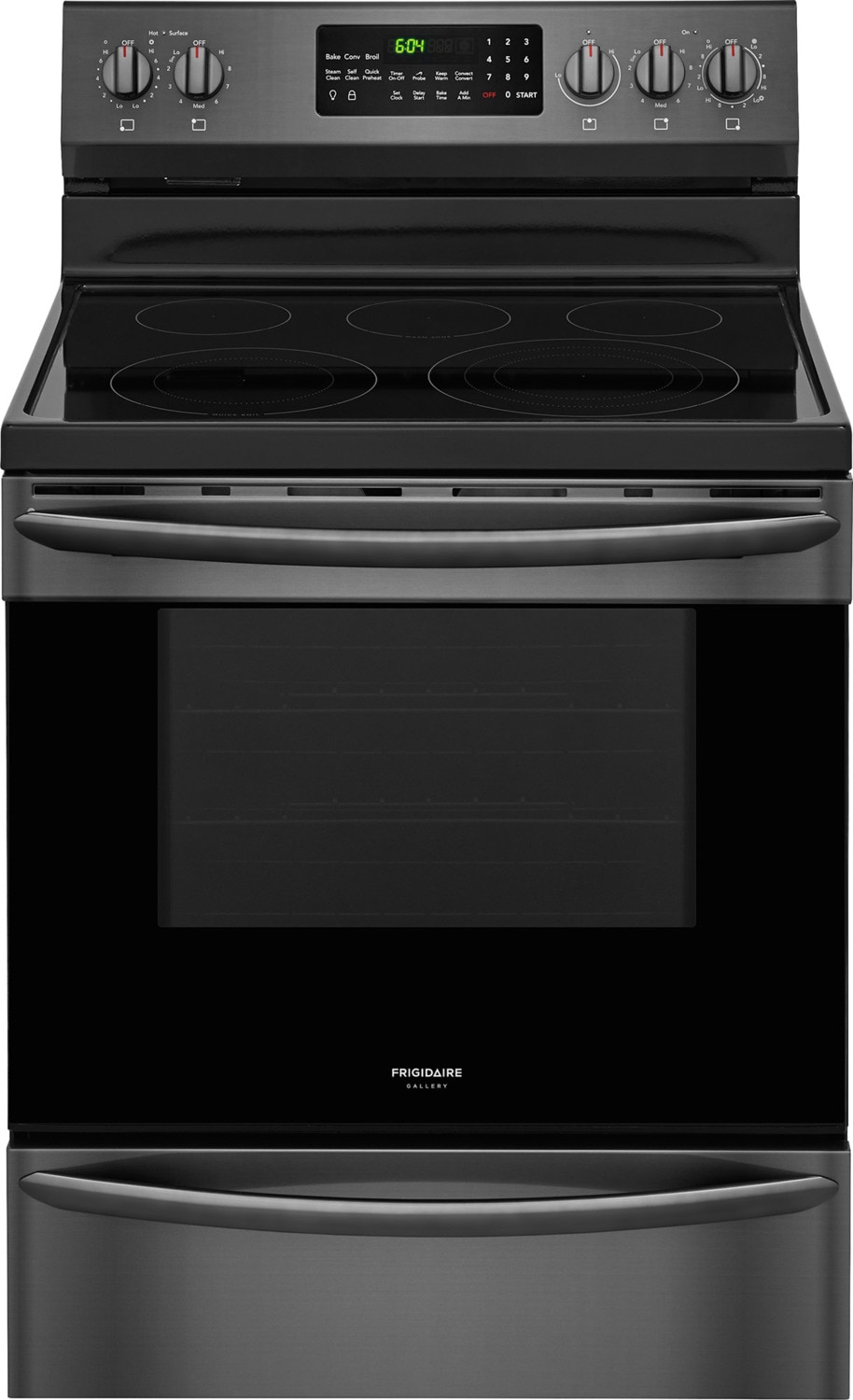 Frigidaire Gallery Black Stainless Steel Freestanding Electric Range (5