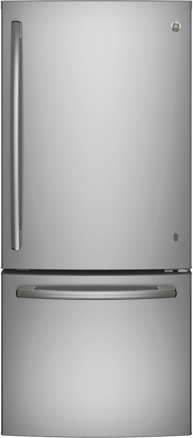 GE Stainless Steel BottomFreezer Refrigerator (20.9 Cu. Ft