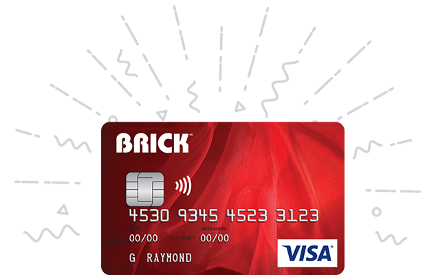 BRICK VISA DESJARDINS CARD