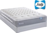 Mattresses and Bedding-Posturepedic Deluxe Series Cushion Firm King Mattress/Boxspring Set