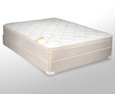Mattresses and Bedding-Comfort Solutions Euro Top King Mattress/Boxspring Set