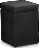 Living Room Furniture-Roxy Storage Cube Ottoman