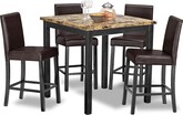 Dining Room Furniture-Keystone II 5 Pc. Counter-Height Dinette