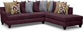 Living Room Furniture-Susie 2 Pc. Sectional (Reverse)