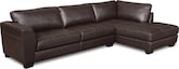 Living Room Furniture-Ciera 2 Pc. Sectional (Reverse)