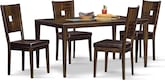 Dining Room Furniture-Skyler 5 Pc. Dinette