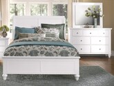 Kids Furniture-Savannah White II 5 Pc. Twin Bedroom