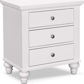 Bedroom Furniture-Savannah White Nightstand
