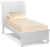 Kids Furniture-Savannah White II Twin Bed