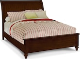 Bedroom Furniture-Savannah Cherry Queen Bed