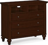 Bedroom Furniture-Savannah Cherry Media Chest