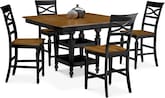 Dining Room Furniture-Chesapeake 5 Pc. Counter-Height Dinette