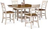 Dining Room Furniture-Chesapeake II 5 Pc. Counter-Height Dinette