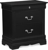 Neo Classic Black Nightstand