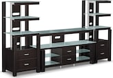 Crescent 3 Pc. Entertainment Wall Unit
