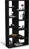 Accent and Occasional Furniture-Black Bookcase