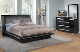 Dimora Black 5 Pc. Queen Bedroom