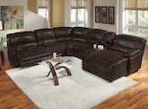 Living Room Furniture-The St. Malo Collection-St. Malo 6 Pc. Power Reclining Sectional