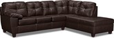 Rialto III 2 Pc. Sectional with Chaise (Reverse)