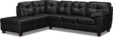 Living Room Furniture-Rialto 2 Pc. Sectional with Chaise