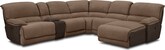 Del Mar 6 Pc. Power Reclining Sectional