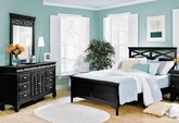 Kids Furniture-Plantation Cove Black II 5 Pc. Full Bedroom