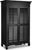 Plantation Cove Black Armoire