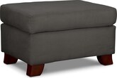 Adrian Graphite Ottoman