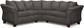 Adrian Graphite II 2 Pc. Sectional