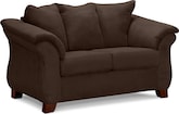 Adrian Chocolate Loveseat