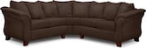 Adrian Chocolate II 2 Pc. Sectional