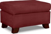 Adrian Red Ottoman