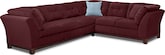 Living Room Furniture-Solace Poppy II 2 Pc. Sectional (Reverse)