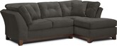 Living Room Furniture-Solace Gray II 2 Pc. Sectional (Alternate Reverse)
