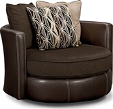 Living Room Furniture-Mateo Swivel Chair
