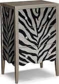 Accent and Occasional Furniture-Zebra Accent Chest