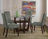 Dining Room Furniture-Alcove Sage 5 Pc. Dinette