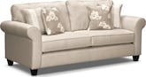 Living Room Furniture-Springfield II Queen Sleeper Sofa