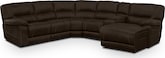 Wyoming Saddle 5 Pc. Reclining Sectional