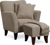 Celeste Chair Set w/ Pillows and Throw