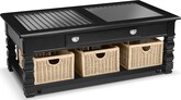 Accent and Occasional Furniture-Plantation Cove Black Cocktail Table