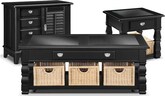 Accent and Occasional Furniture-The Plantation Cove Black Collection-Plantation Cove Black Cocktail Table