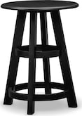 Plantation Cove Coastal Black Lamp Table